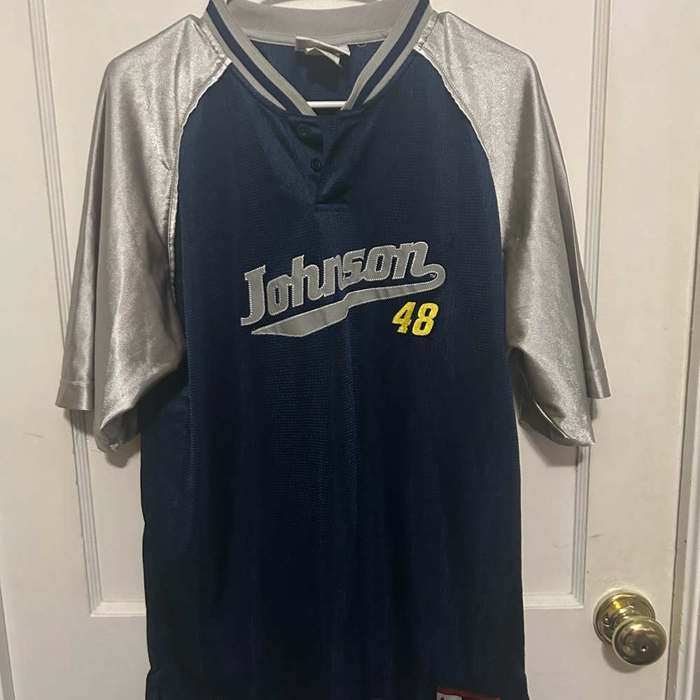 Nascar Authentic Apparel Jersey Johnson 48